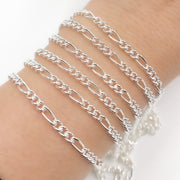Buy Now Silver Figaro Chain
